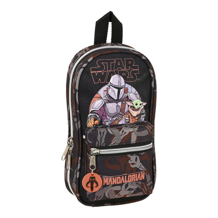 Cutie pentru creioane The Mandalorian The Guild Negru Maro (12 x 23 x 5 cm)
