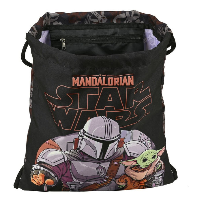 Geantă Rucsac cu Bretele The Mandalorian The guild Negru Maro (35 x 40 x 1 cm)
