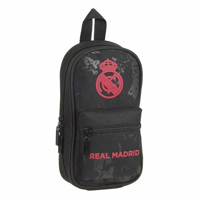 Cutie pentru creioane Real Madrid C.F. Negru 12 x 23 x 5 cm