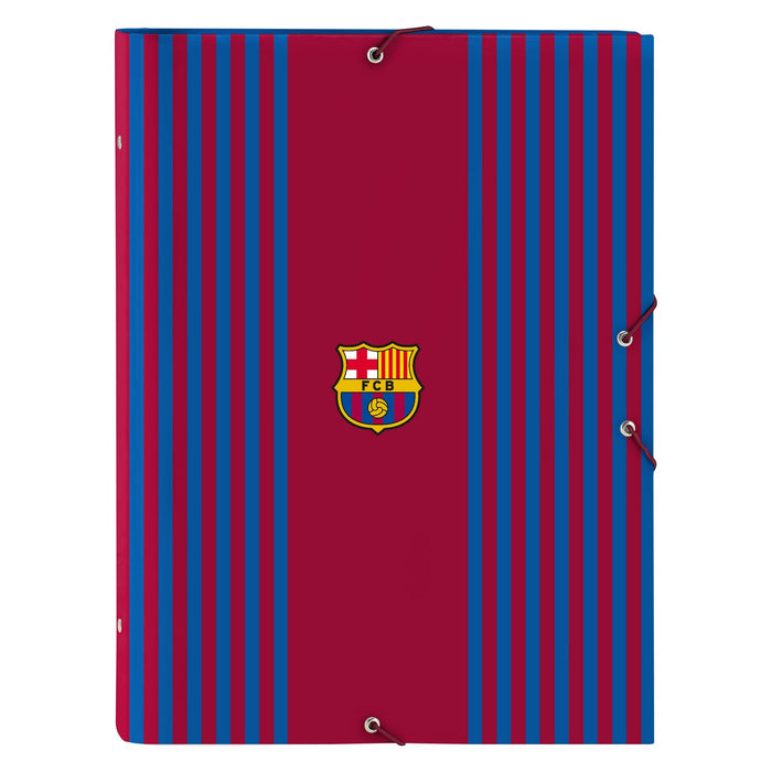 Dosar tip clasor F.C. Barcelona A4 Castaniu Bleumarin