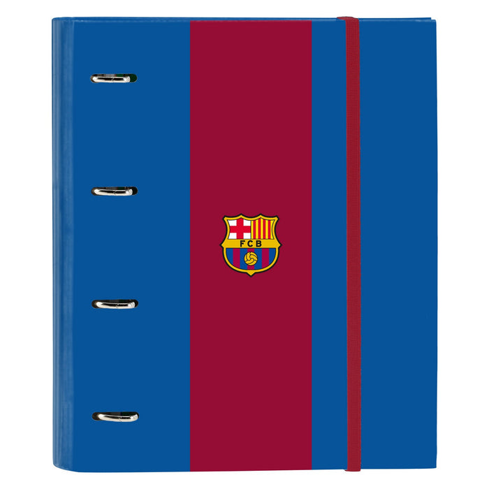Biblioraft F.C. Barcelona M666 A4 Castaniu Bleumarin 27 x 32 x 3.5 cm
