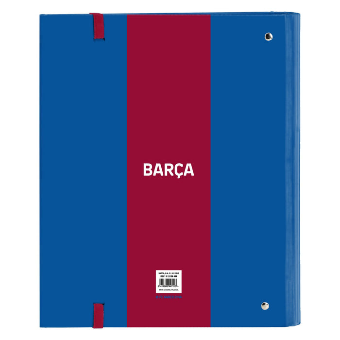 Biblioraft F.C. Barcelona M666 A4 Castaniu Bleumarin 27 x 32 x 3.5 cm