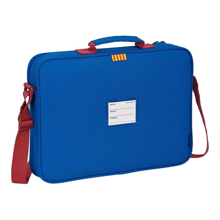 ghiozdan de școală F.C. Barcelona Castaniu Bleumarin (38 x 28 x 6 cm)