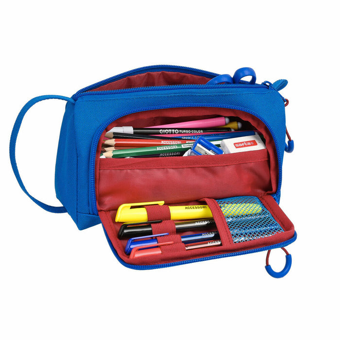 Penar Școlar F.C. Barcelona M907 Castaniu Bleumarin 20 x 11 x 8.5 cm (32 Piese)