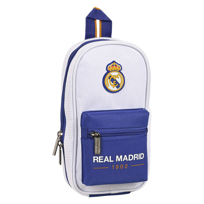 Cutie pentru creioane Real Madrid C.F. 1 Albastru Alb 12 x 23 x 5 cm