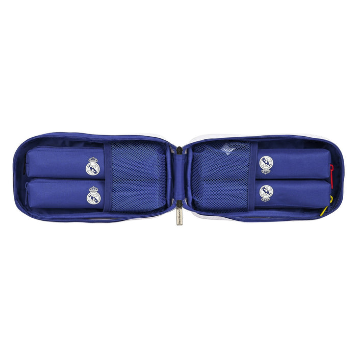 Cutie pentru creioane Real Madrid C.F. 1 Albastru Alb 12 x 23 x 5 cm