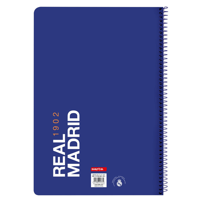 Caiet cu Inele Real Madrid C.F. 512154066 Albastru Alb A4