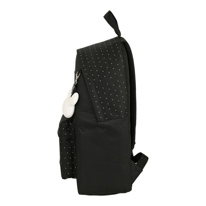 Ghiozdan Minnie Mouse Topitos Negru 33 x 42 x 15 cm