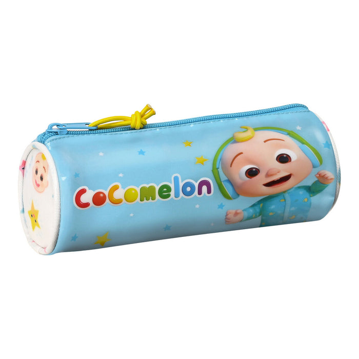 Penar Școlar Cilindric CoComelon Alb Multicolor (20 x 7 x 7 cm)