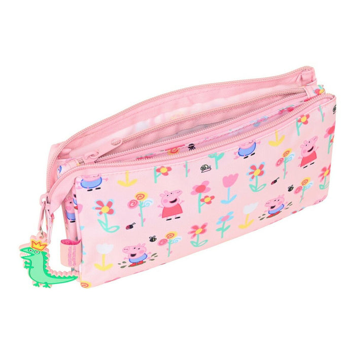 Penar Școlar Peppa Pig Having fun Roz 22 x 12 x 3 cm