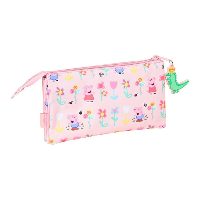Penar Școlar Peppa Pig Having fun Roz 22 x 12 x 3 cm