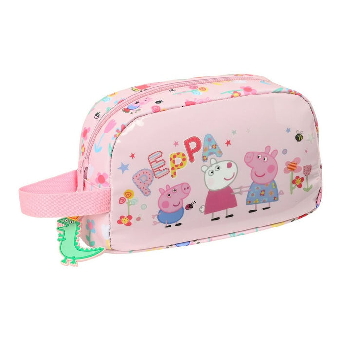 Geantă Termoizolantă pentru Gustări Peppa Pig Having Fun Roz (21.5 x 12 x 6.5 cm)