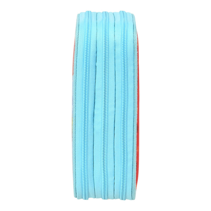 Penar Triplu SuperThings Kazoom Kids Roșu Albastru deschis (12.5 x 19.5 x 5.5 cm) (36 Piese)