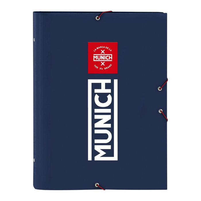 Dosar tip clasor Munich Storm Bleumarin Şcoală A4