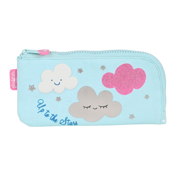 Penar Școlar Glow Lab Nube Albastru deschis (23 x 11 x 1 cm)