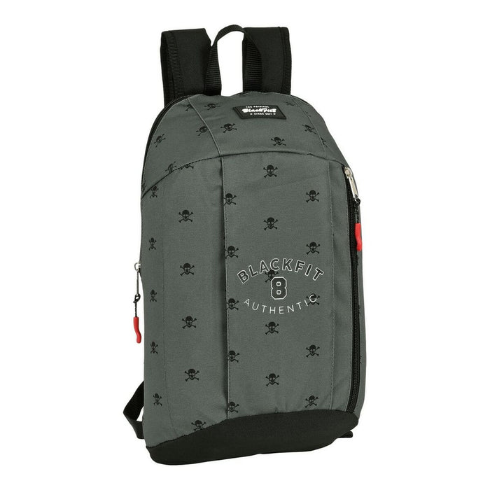 Rucsac Casual BlackFit8 Skull Negru Gri (22 x 39 x 10 cm)