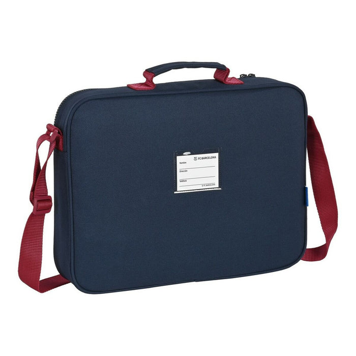 ghiozdan de școală F.C. Barcelona Corporativa Albastru Castaniu (38 x 28 x 6 cm)