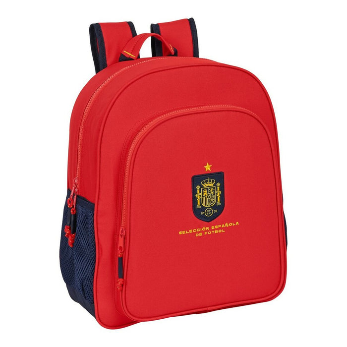 Ghiozdan RFEF Roșu Albastru (32 x 38 x 12 cm)