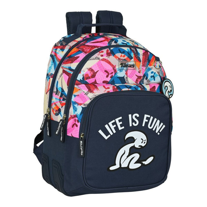 Ghiozdan El Niño Life is fun Multicolor (32 x 42 x 15 cm)