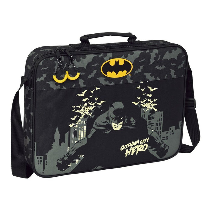 ghiozdan de școală Batman Hero Negru (38 x 28 x 6 cm)