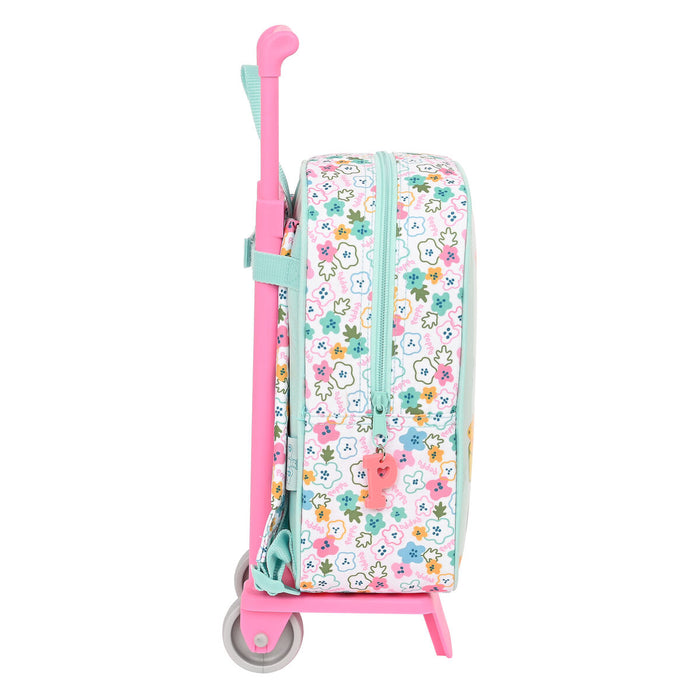 Ghiozdan cu Roți Peppa Pig Cosy corner Albastru deschis (22 x 28 x 10 cm)