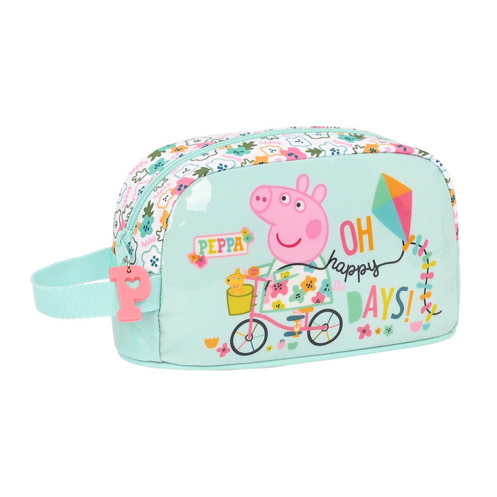 Geantă Termoizolantă pentru Gustări Peppa Pig Cosy corner Albastru deschis (21.5 x 12 x 6.5 cm)
