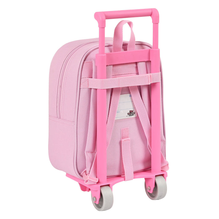 Ghiozdan cu Roți Na!Na!Na! Surprise Sparkles Roz (22 x 28 x 10 cm)