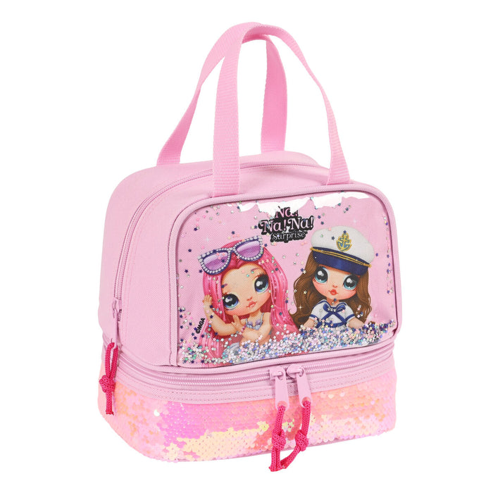 Cutie pentru prânz Na!Na!Na! Surprise Sparkles Roz (20 x 20 x 15 cm)