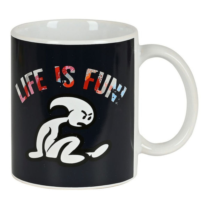 Cană tip Halbă El Niño Life is fun Ceramică Multicolor (350 ml)