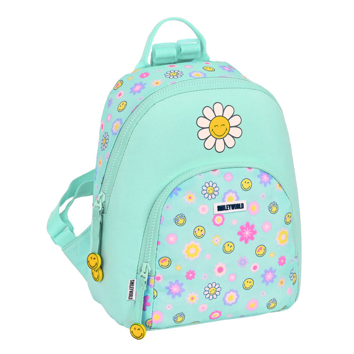 Rucsac pentru Copii Smiley Summer fun Mini Turquoise (25 x 30 x 13 cm)