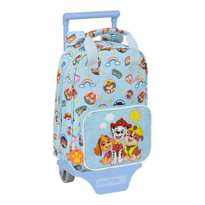 Ghiozdan cu Roți The Paw Patrol Sunshine Albastru (20 x 28 x 8 cm)