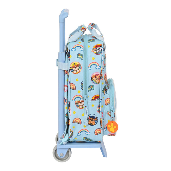 Ghiozdan cu Roți The Paw Patrol Sunshine Albastru (20 x 28 x 8 cm)