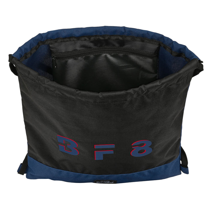 Geantă Rucsac cu Bretele BlackFit8 Urban Negru Bleumarin (35 x 40 x 1 cm)