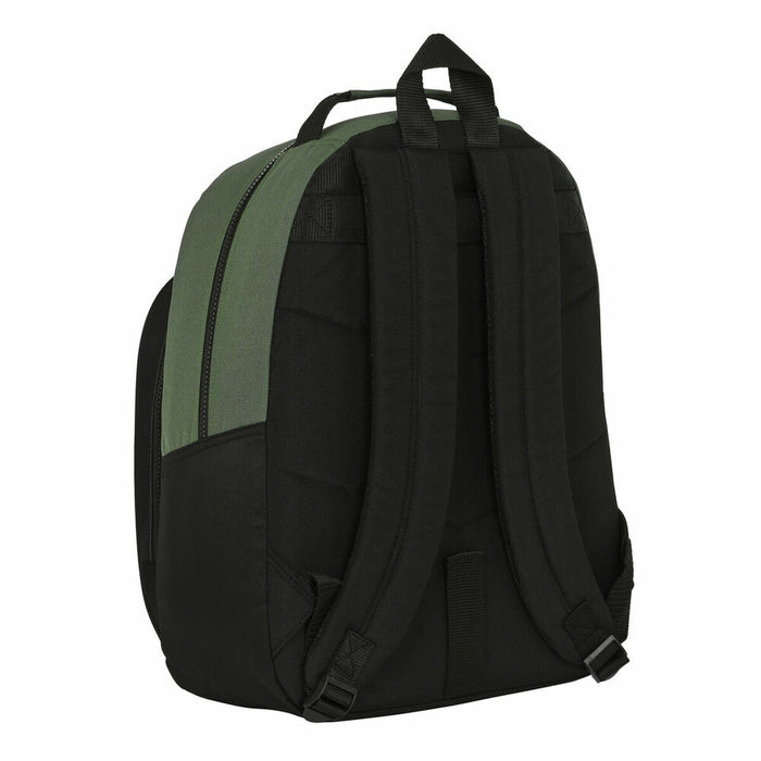 Ghiozdan BlackFit8 Gradient Negru Verde militar (32 x 42 x 15 cm)