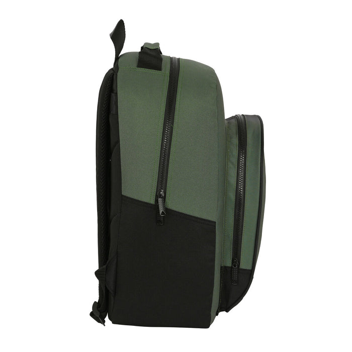 Ghiozdan BlackFit8 Gradient Negru Verde militar (32 x 42 x 15 cm)