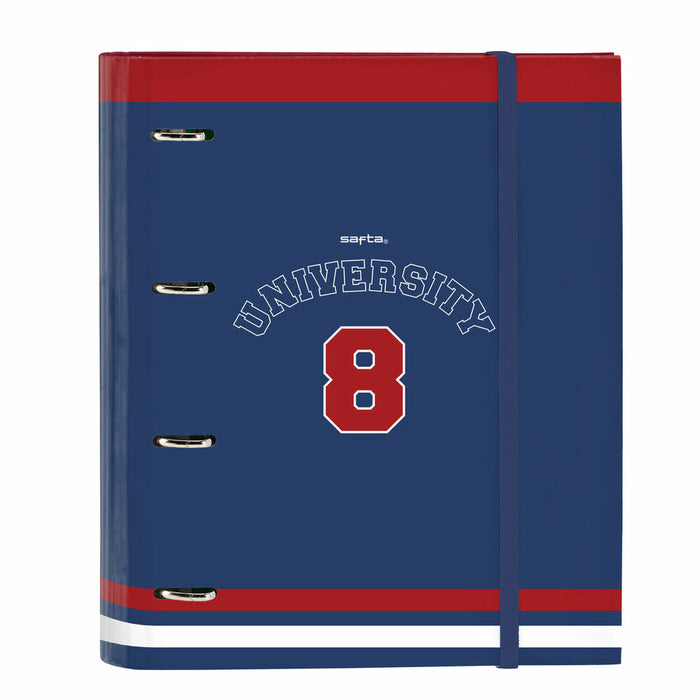 Biblioraft Safta University A4 Roșu Bleumarin (27 x 32 x 3.5 cm)