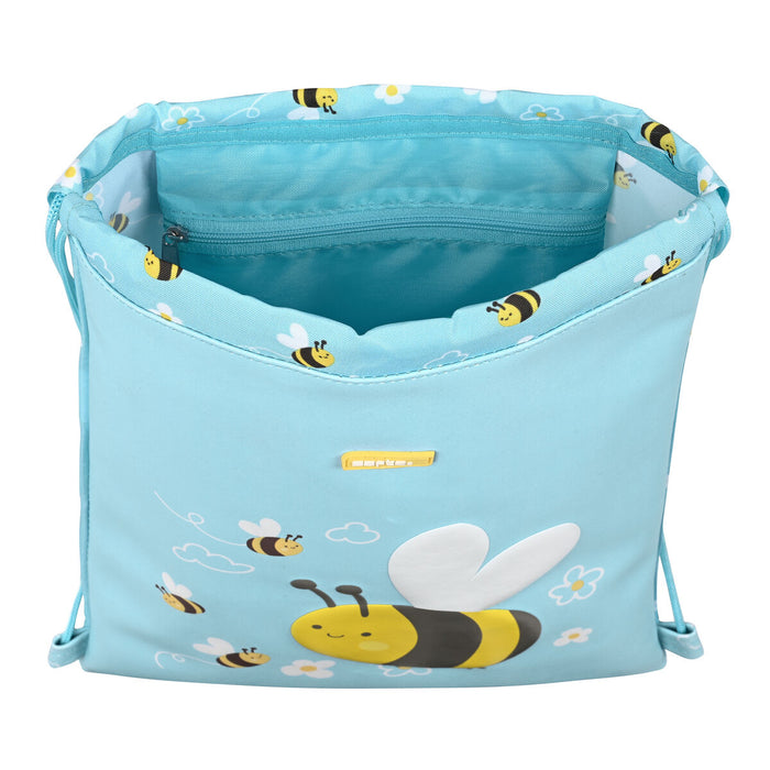 Geantă Rucsac cu Bretele Safta Abeja Albastru deschis (26 x 34 x 1 cm)