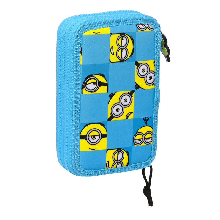 Creion dublu Minions Minionstatic Albastru (28 Piese)
