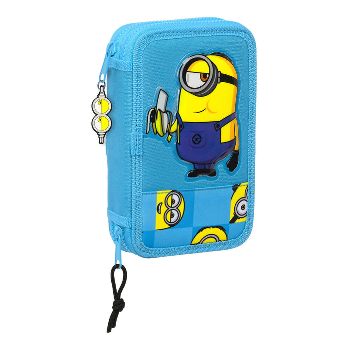 Creion dublu Minions Minionstatic Albastru (28 Piese)