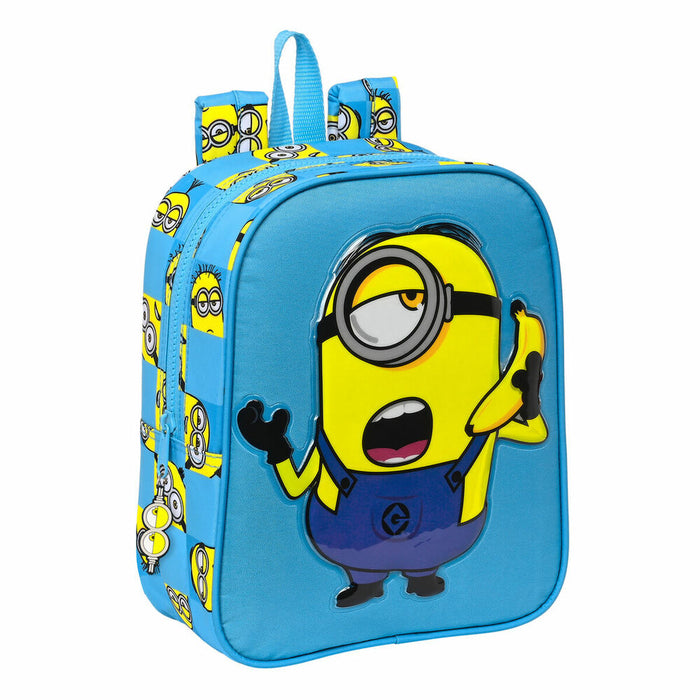 Ghiozdan Minions Minionstatic Albastru (22 x 27 x 10 cm)