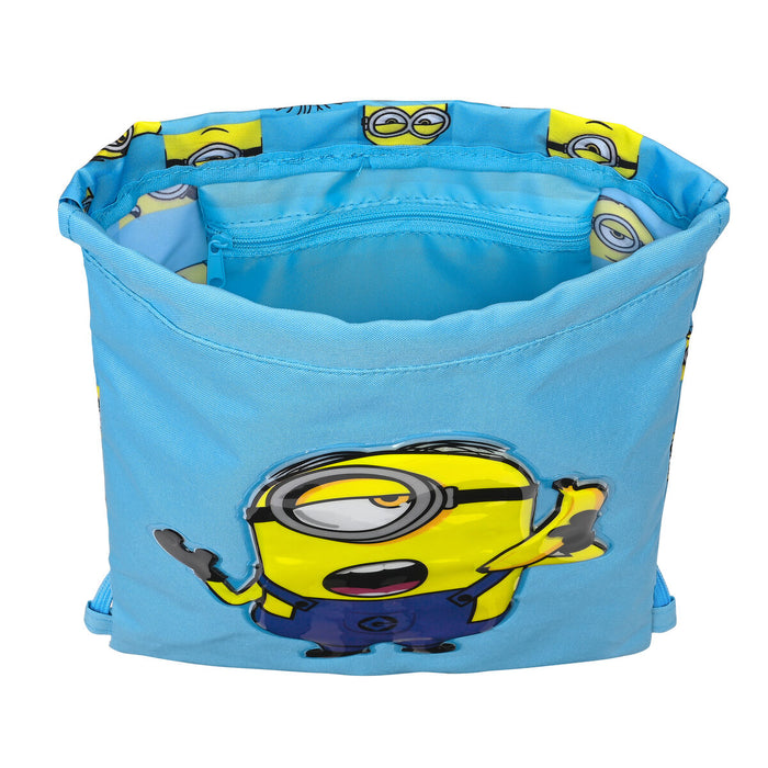 Geantă Rucsac cu Bretele Minions Minionstatic Albastru (26 x 34 x 1 cm)