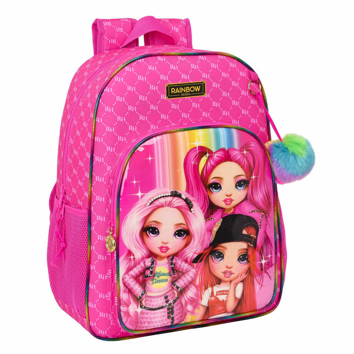 Ghiozdan Rainbow High Fucsia 33 x 42 x 14 cm