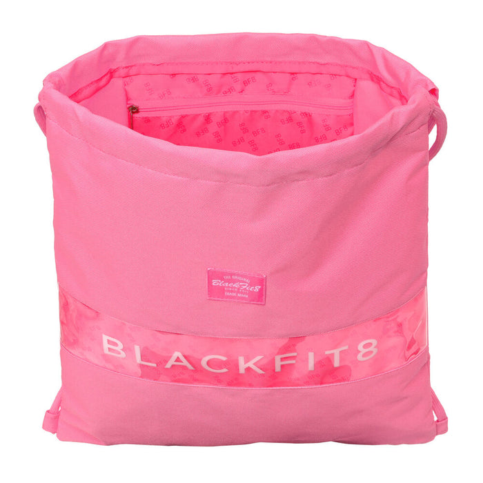 Geantă Rucsac cu Bretele BlackFit8 Glow up Roz (35 x 40 x 1 cm)