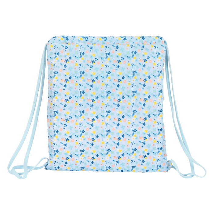 Geantă Rucsac cu Bretele Moos Lovely Albastru deschis (35 x 40 x 1 cm)