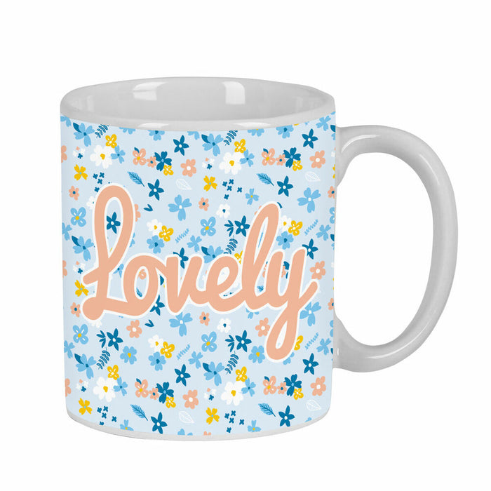 Cană tip Halbă Moos Lovely Ceramică Albastru deschis (350 ml)