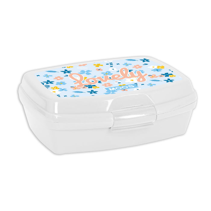 Cutie pentru Sandwich Moos Lovely Plastic Albastru deschis (17 x 6 x 14 cm)