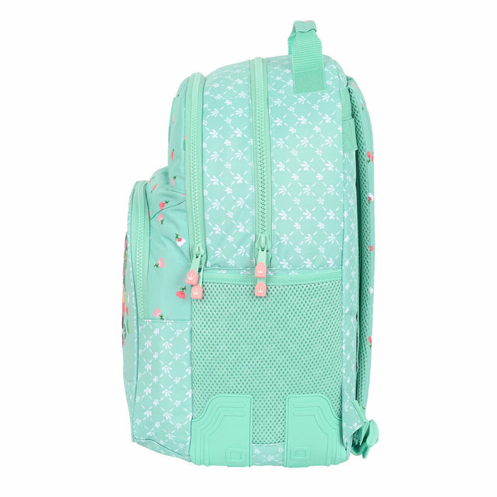 Ghiozdan Glow Lab Pepa Verde (32 x 42 x 15 cm)