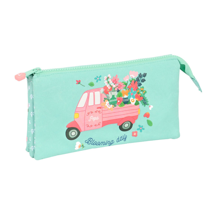 Penar triplu Glow Lab Pepa Verde (22 x 12 x 3 cm)
