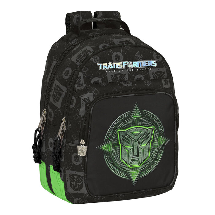 Ghiozdan Transformers Negru 32 x 42 x 15 cm