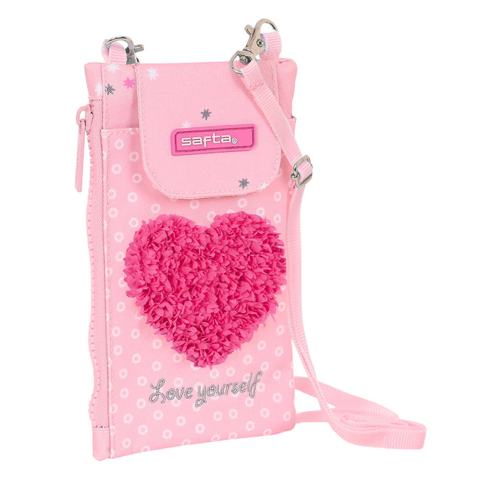 Portofel Safta Love Yourself Husă pentru Mobil Roz